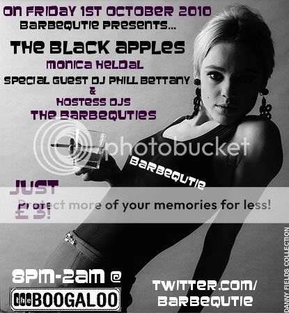 Friday 1st October 2010 @ The Boogaloo!
