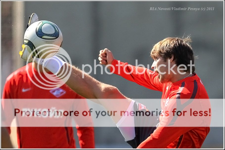 Тренировка Спартака в Тарасовке