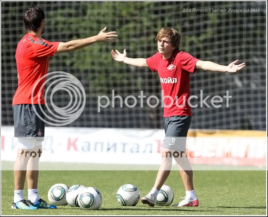 Тренировка Спартака в Тарасовке