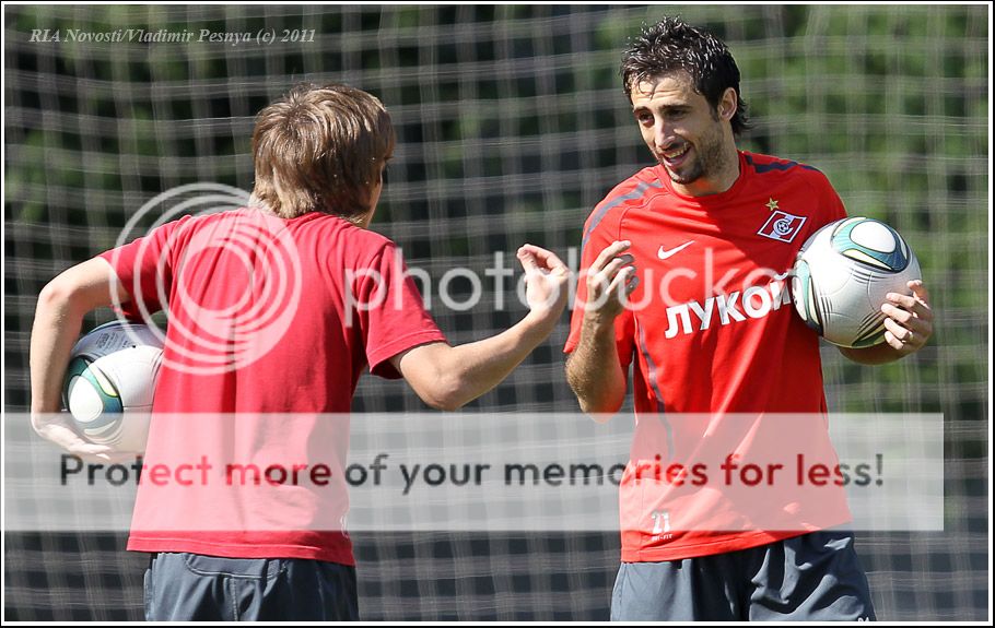 Тренировка Спартака в Тарасовке